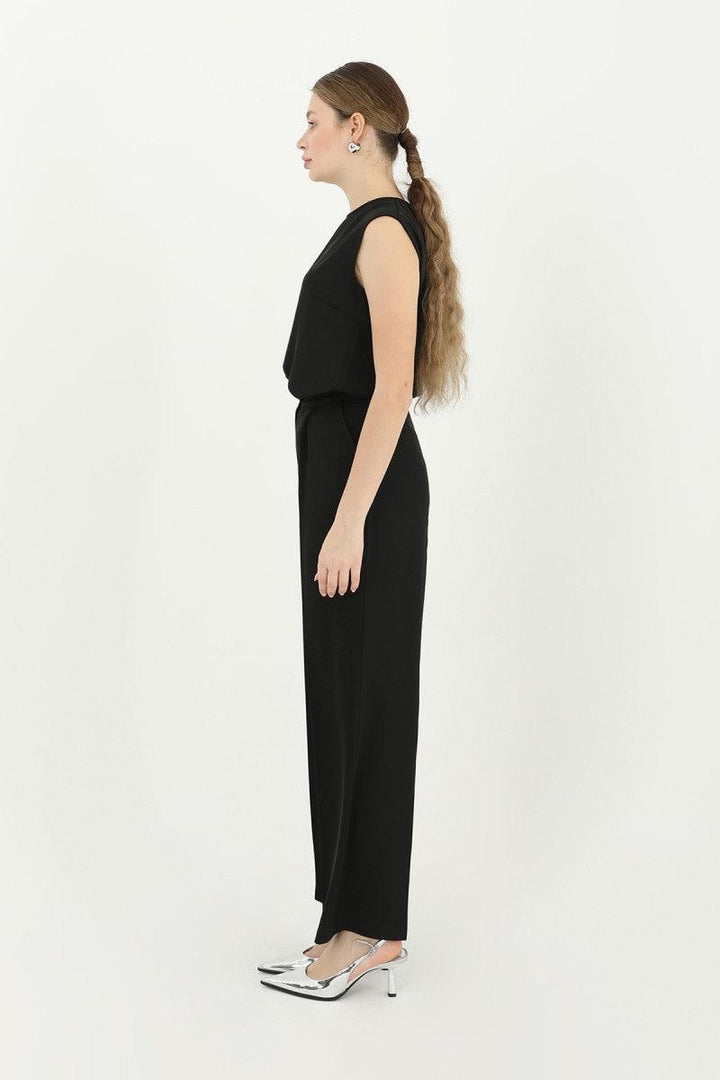 Palazzo Trouser - Black - modestanbul