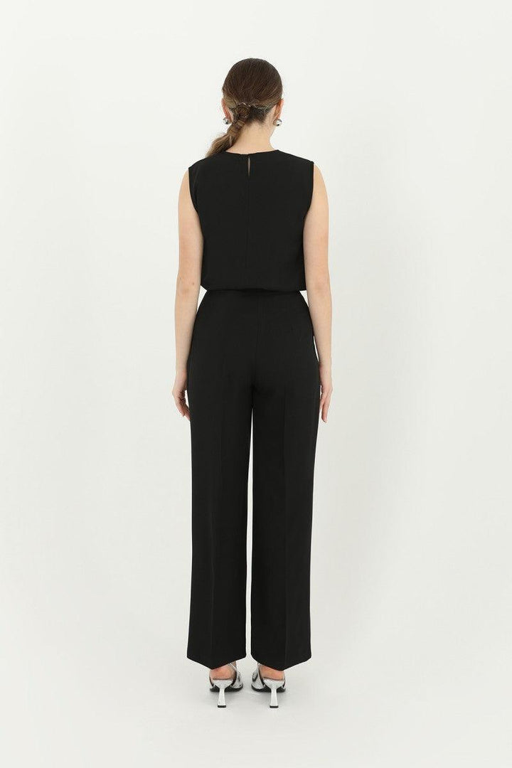 Palazzo Trouser - Black - modestanbul