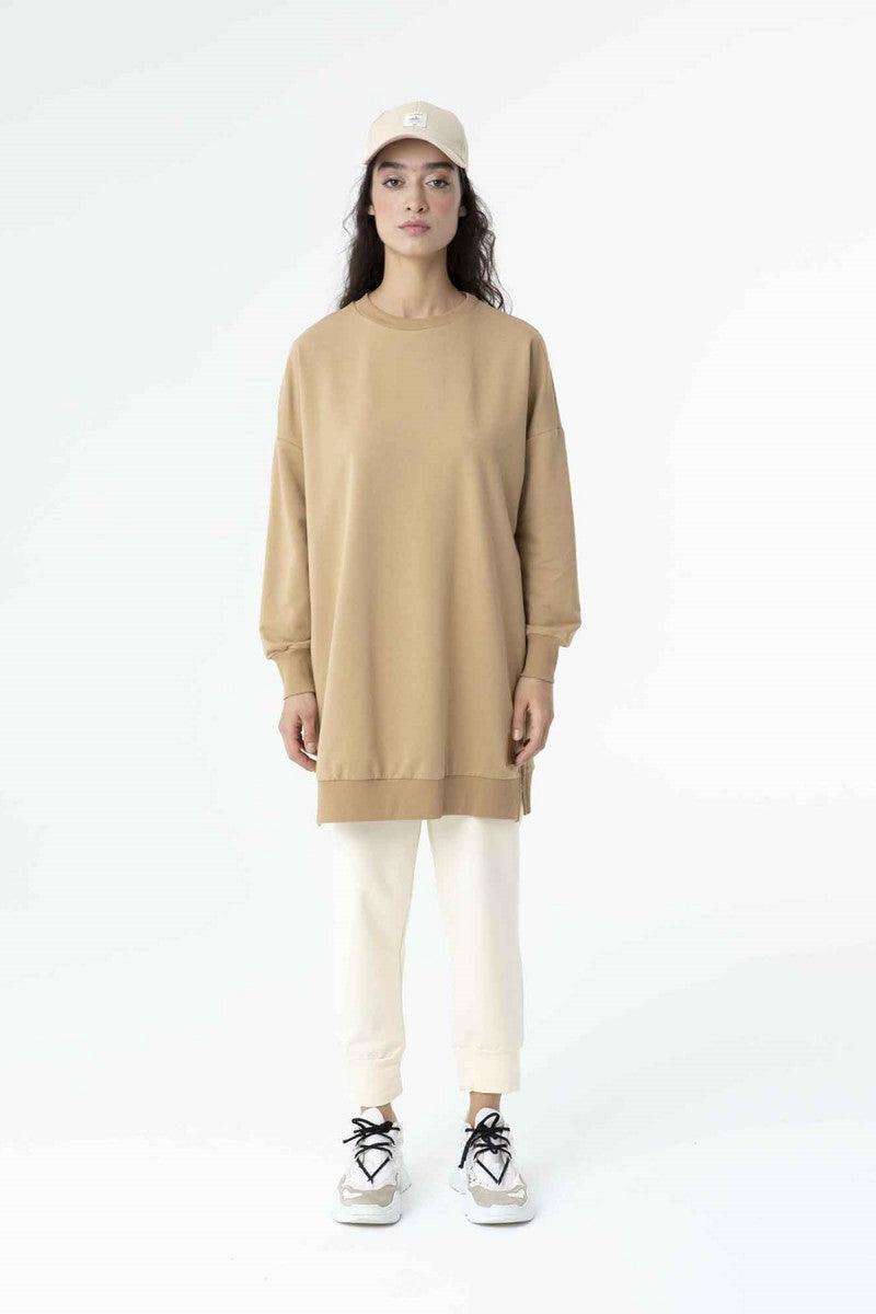 Basic Tunic - Brown - modestanbul