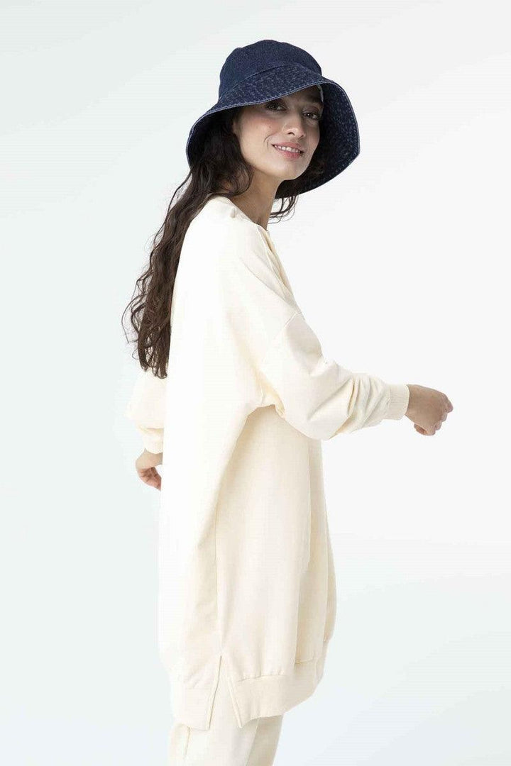 Basic Tunic - Dark Beige - modestanbul