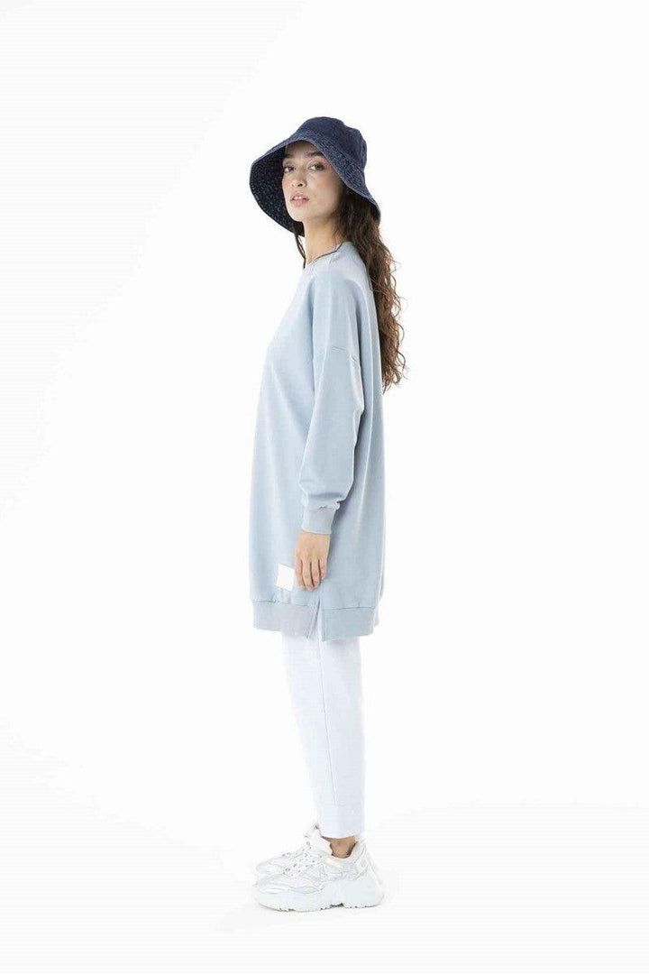 Basic Tunic - Grey - modestanbul