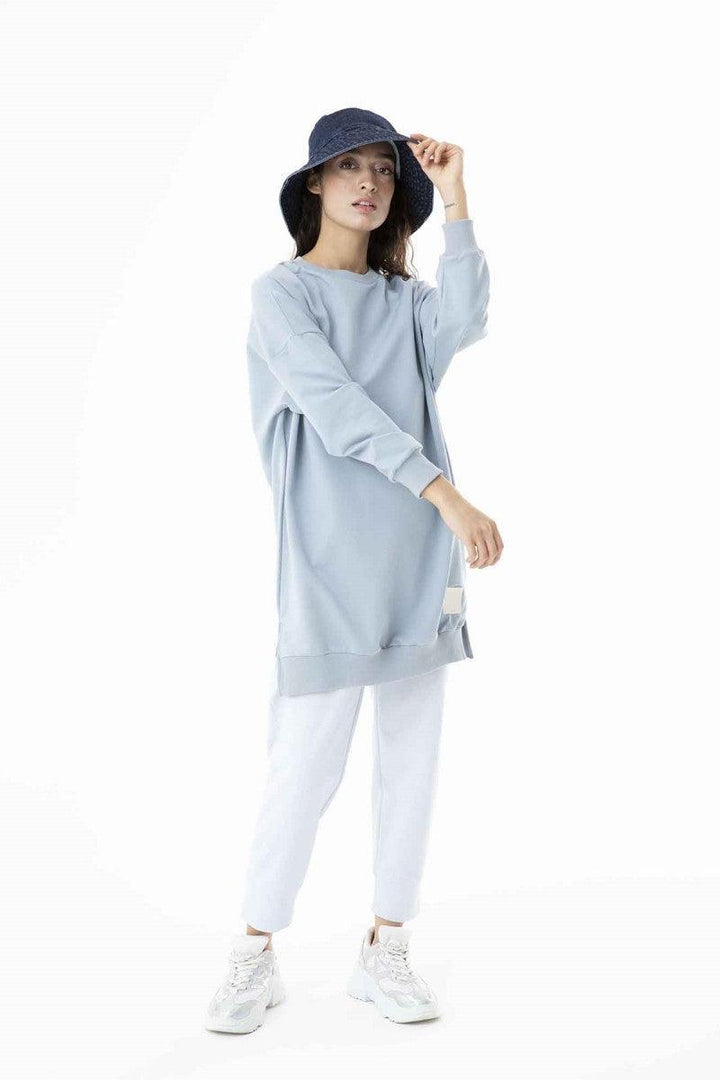 Basic Tunic - Grey - modestanbul