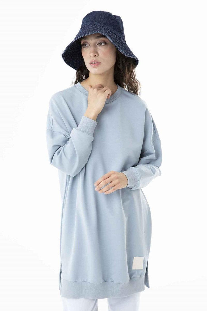 Basic Tunic - Grey - modestanbul