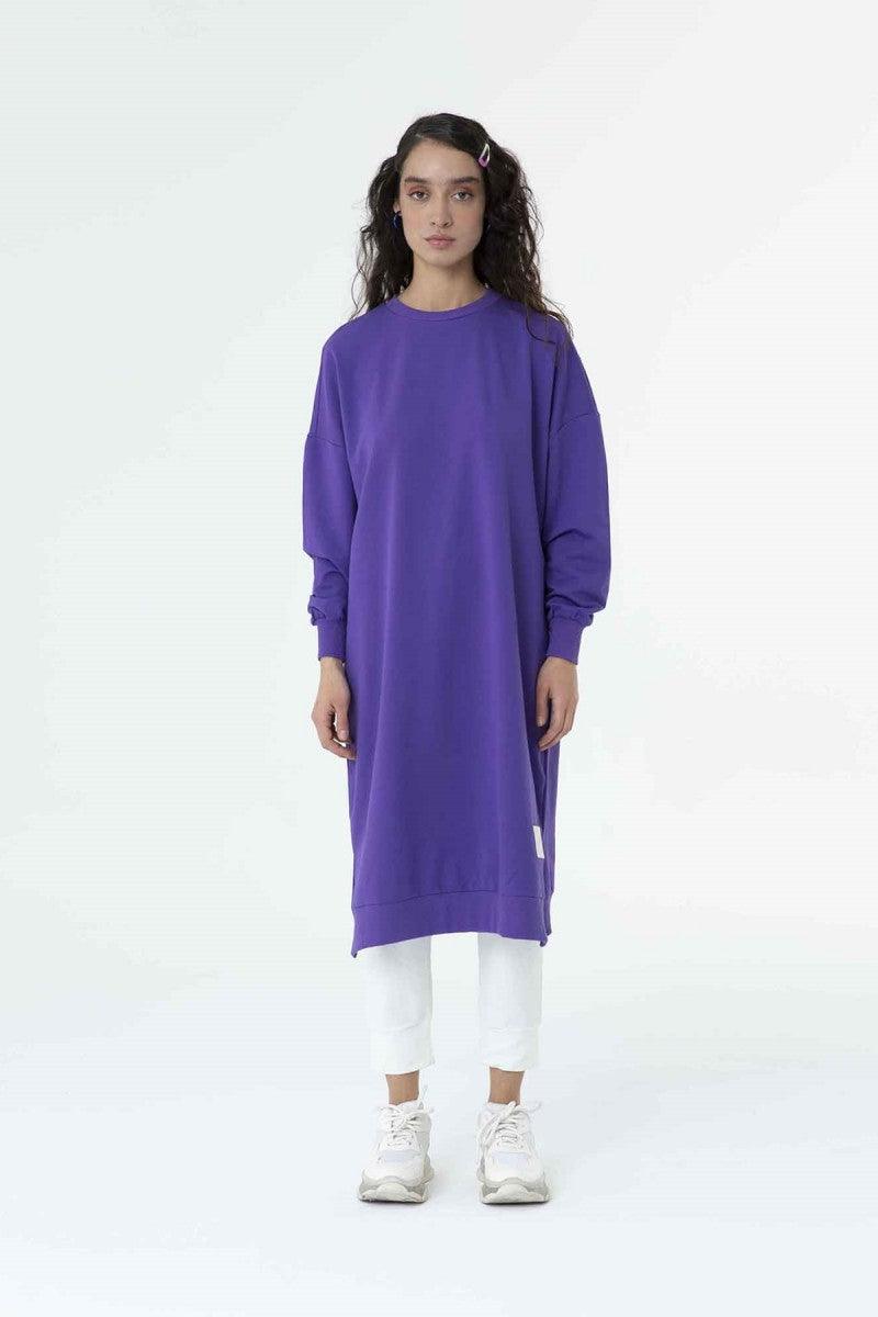 Basic Tunic - Purple - modestanbul