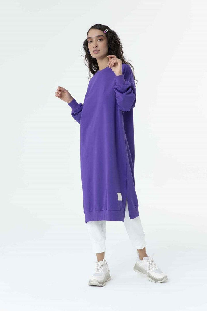 Basic Tunic - Purple - modestanbul