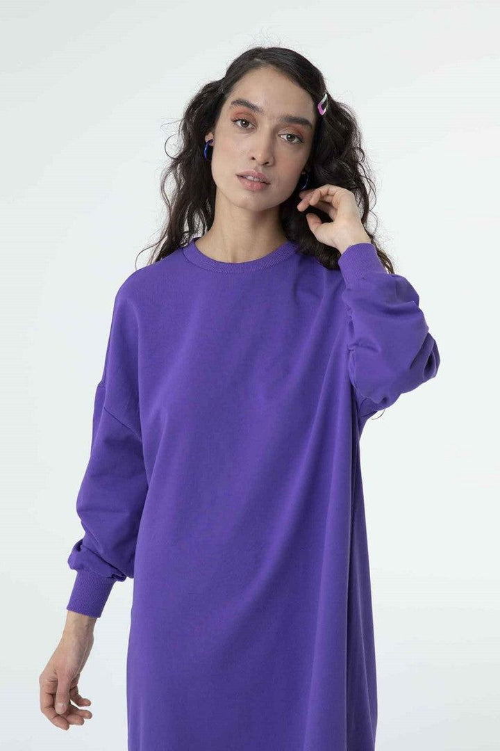 Basic Tunic - Purple - modestanbul