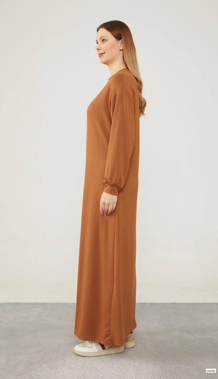 Dress - Brown - modestanbul