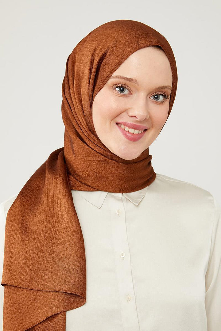 Crystal Yoryo Shawl - Copper - modestanbul