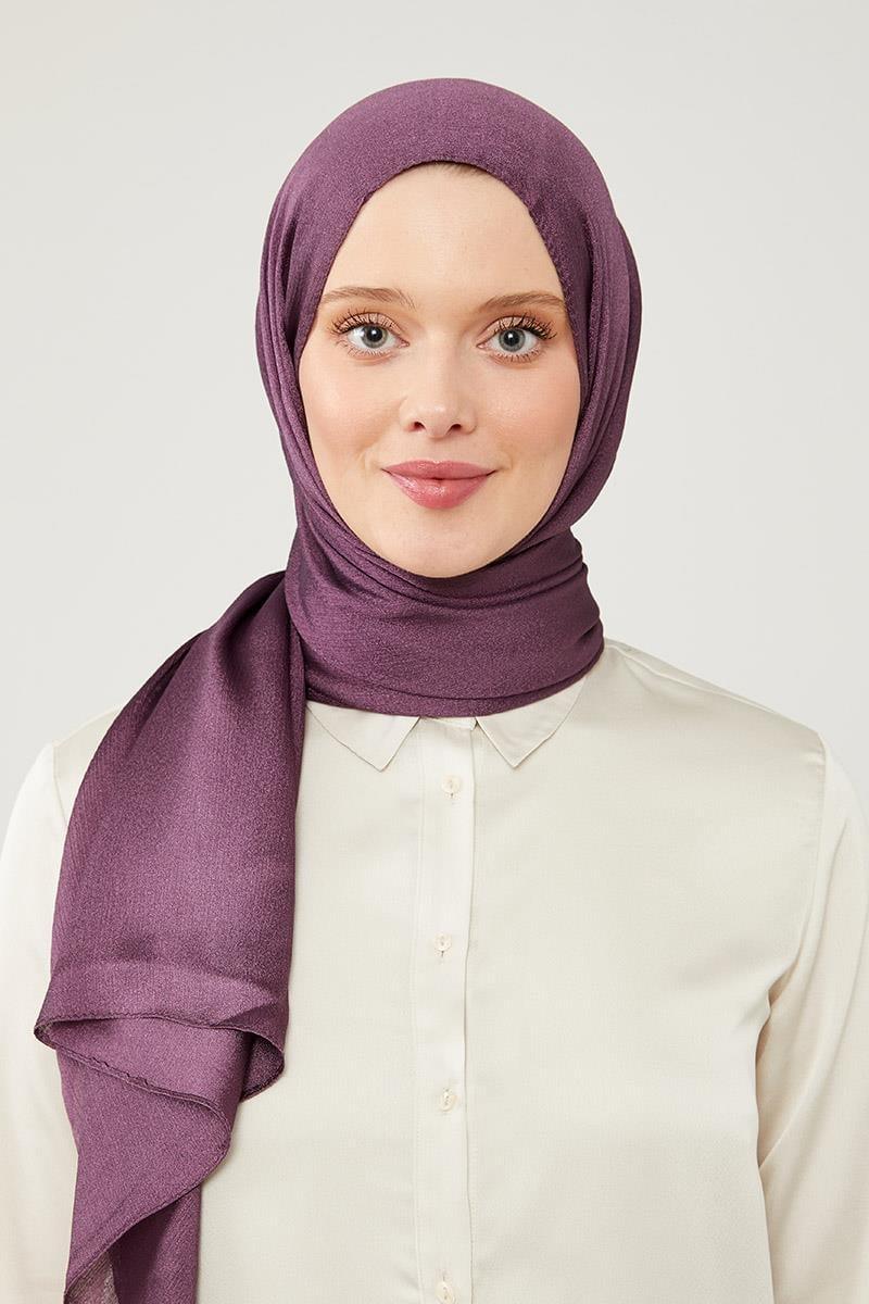 Crystal Yoryo Shawl - Purple - modestanbul