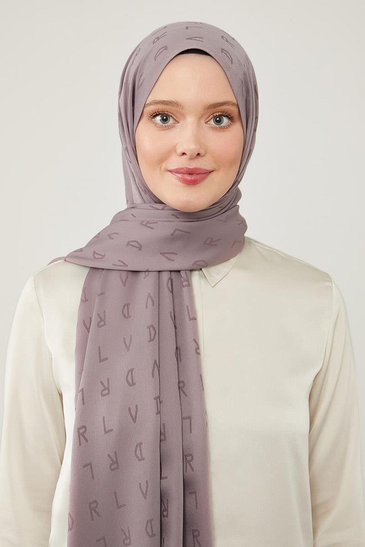 Jakar Shawl - Violet - modestanbul