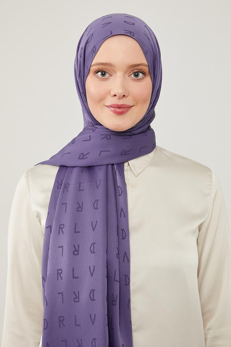 Jakar Shawl - Purple - modestanbul