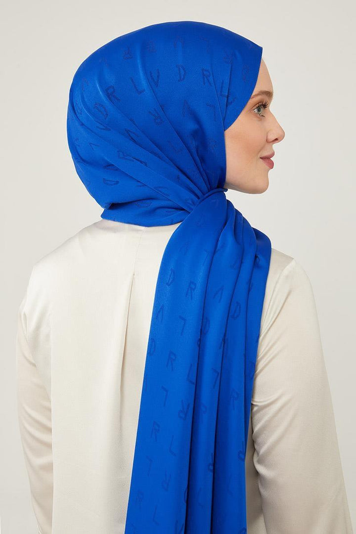 Jakar Shawl - Sax Blue - modestanbul