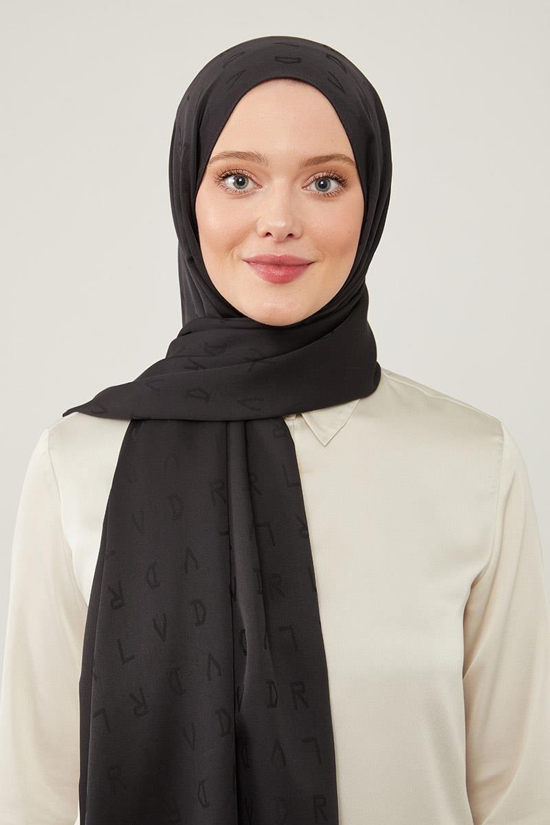 Jakar Shawl - Black - modestanbul