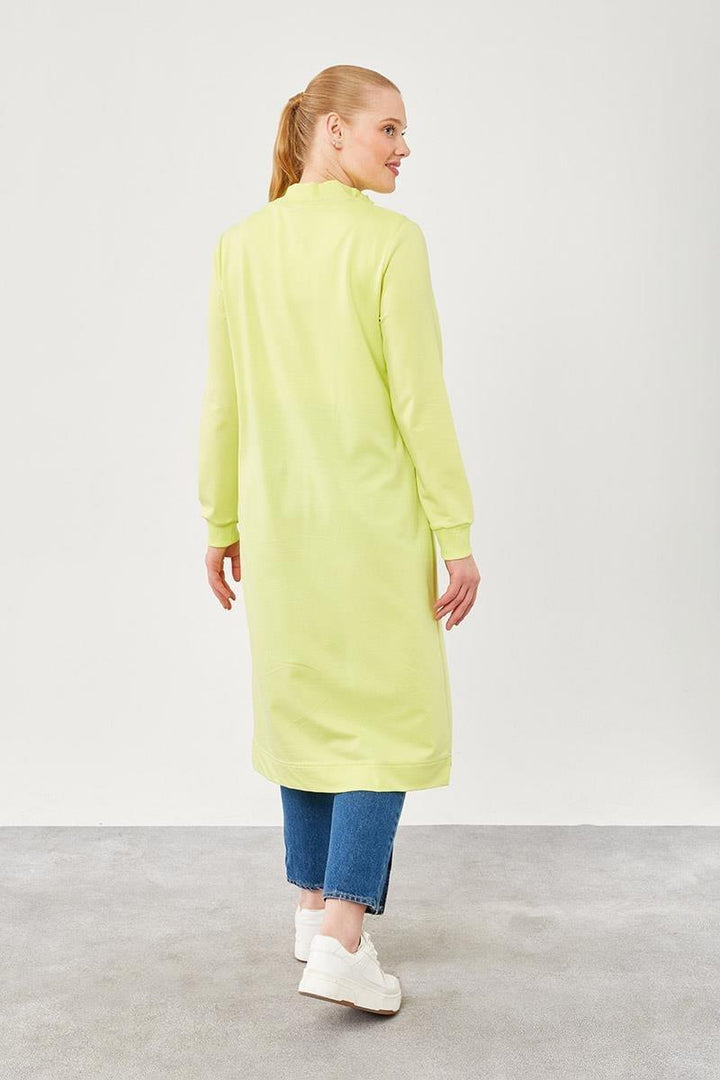 Dog Collar Zipped Tunic - Benetton - modestanbul