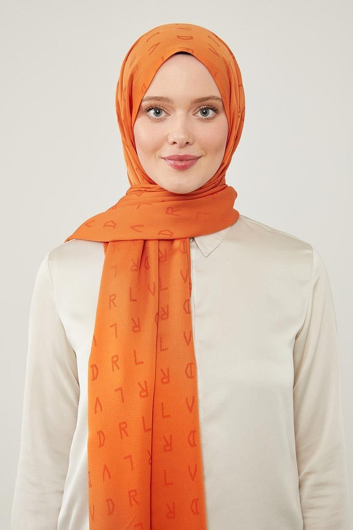 Jakar Shawl - Brick Red - modestanbul