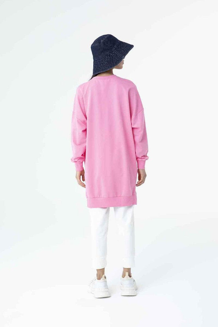 Basic Tunic - Light Pink - modestanbul